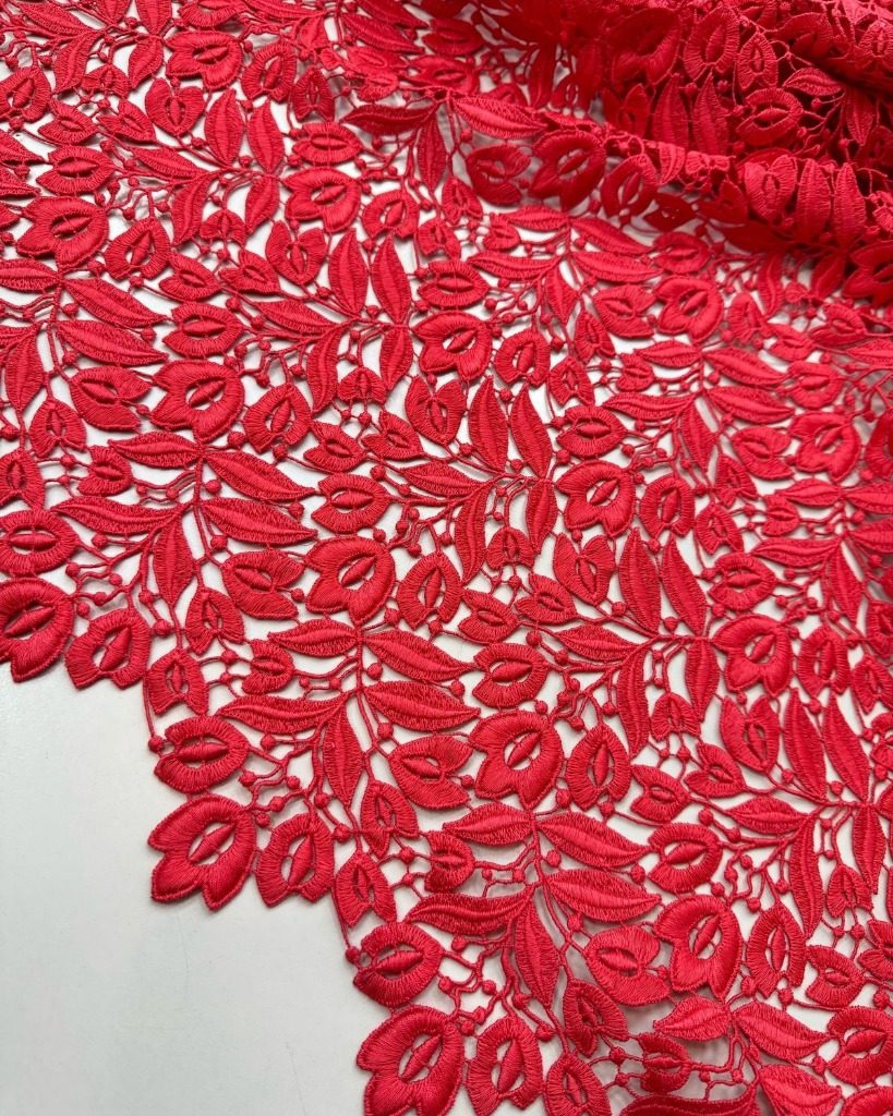 Window lace embroidery pattern